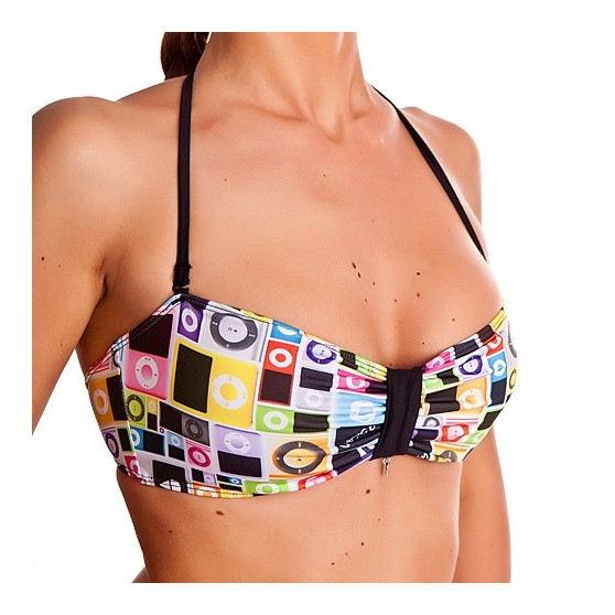 Stroje kąpielowe dla kobiet 69SLAM Bikini Top Bandeau MP3
