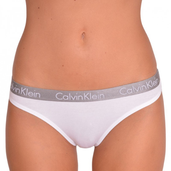 2PACK stringi damskie Calvin Klein biały (QD3583E-100)