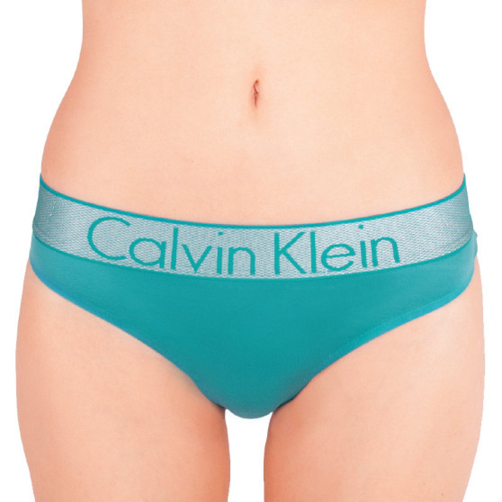 Stringi damskie Calvin Klein zielone (QF4054E-1MZ)