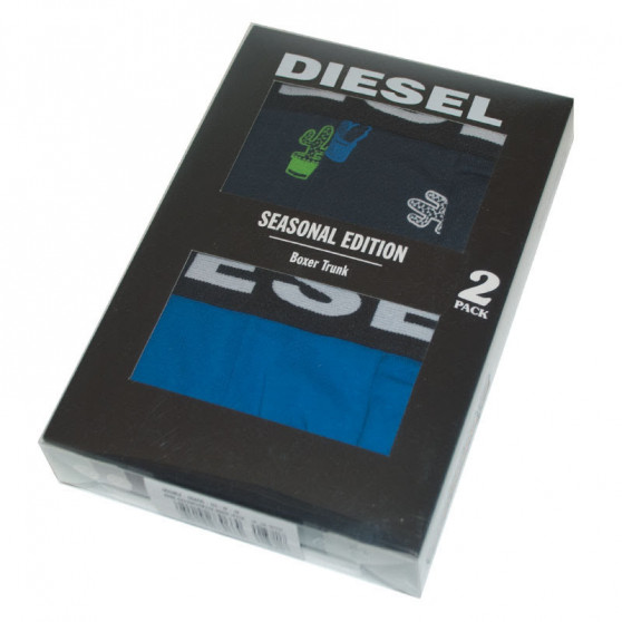 2PACK bokserki męskie Diesel wielokolorowe (00S9DZ-0SAQD-03)
