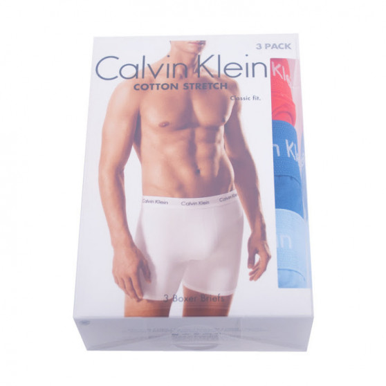 3PACK bokserki męskie Calvin Klein wielokolorowe (NB1770A-YTP)