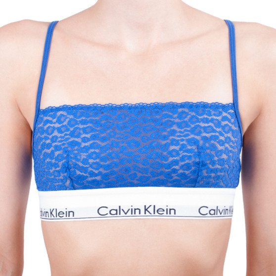 Biustonosz damski Calvin Klein niebieski (QF4691E-PZ6)