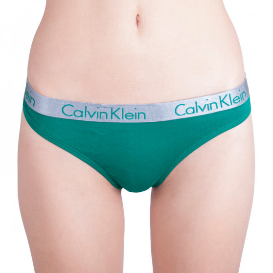 3PACK stringi damskie Calvin Klein wielokolorowe (QD3590E-SHZ)