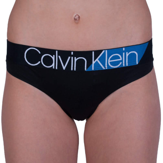 Stringi damskie Calvin Klein czarny (QF4937E-001)