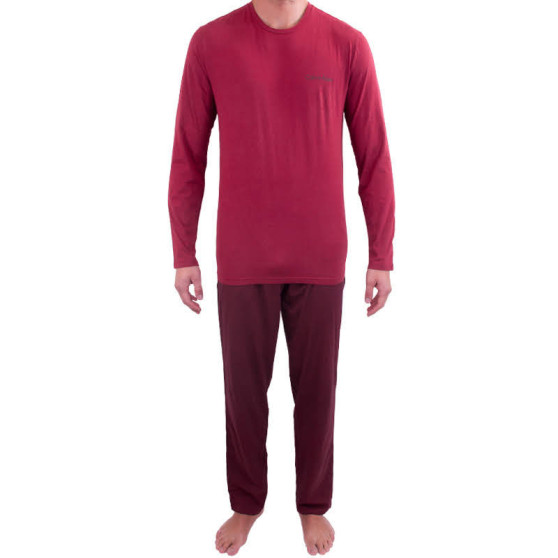 Piżama męska Calvin Klein czerwona (NM1607E-QBN)