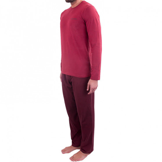 Piżama męska Calvin Klein czerwona (NM1607E-QBN)