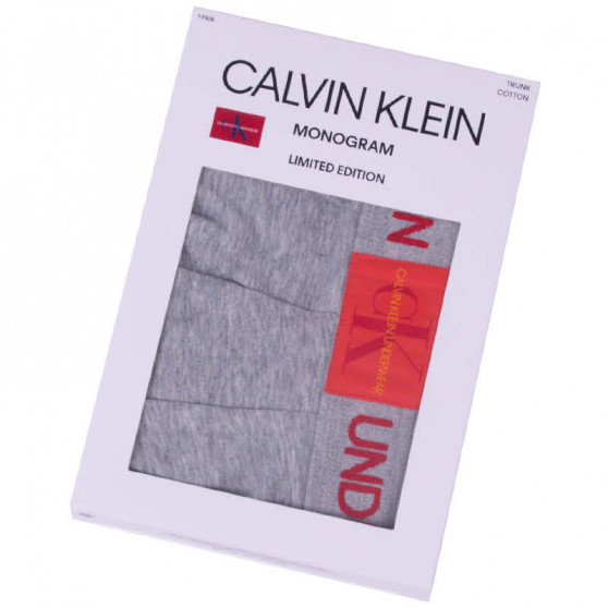 Bokserki męskie Calvin Klein szary (NB1678A-080)
