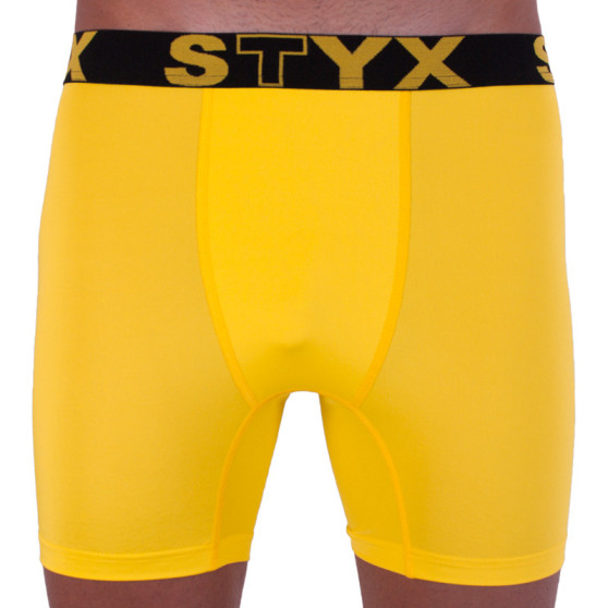 Męskie bokserki funkcjonalne Styx żółty (W963)