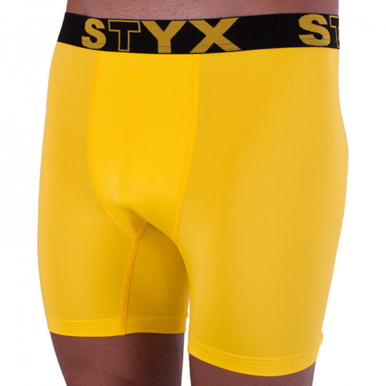 Męskie bokserki funkcjonalne Styx żółty (W963)