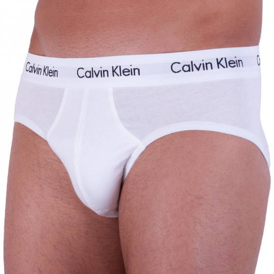 3PACK slipy męskie Calvin Klein biały (U2661G-100)