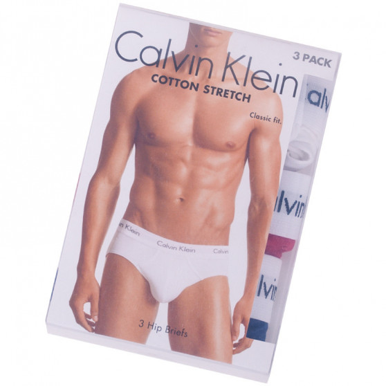 3PACK slipy męskie Calvin Klein wielokolorowe (U2661G-i03)