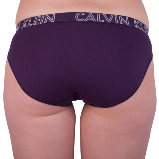 Majtki damskie Calvin Klein fioletowy (QD3637E-2ZI)