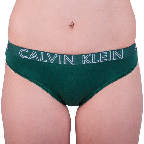 Majtki damskie Calvin Klein zielone (QD3637E-YG5)