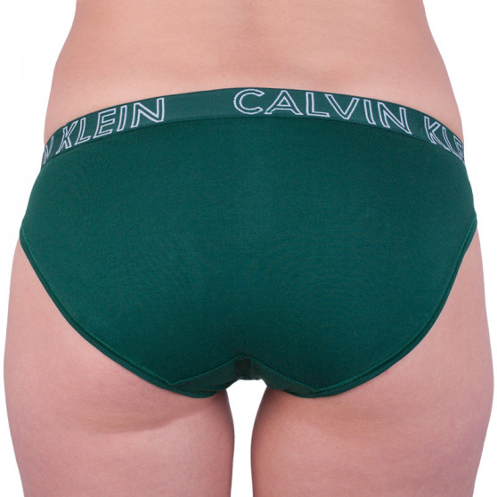 Majtki damskie Calvin Klein zielone (QD3637E-YG5)