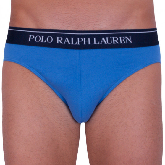 3PACK slipy męskie Ralph Lauren niebieski (714513423005)