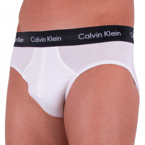 3PACK slipy męskie Calvin Klein biały (U2661G-WZQ)