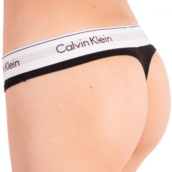 Stringi damskie Calvin Klein czarny (QF5117E-001)