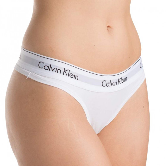Stringi damskie Calvin Klein biały (QF5117E-100)