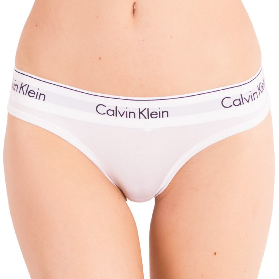 Stringi damskie Calvin Klein biały (QF5117E-100)