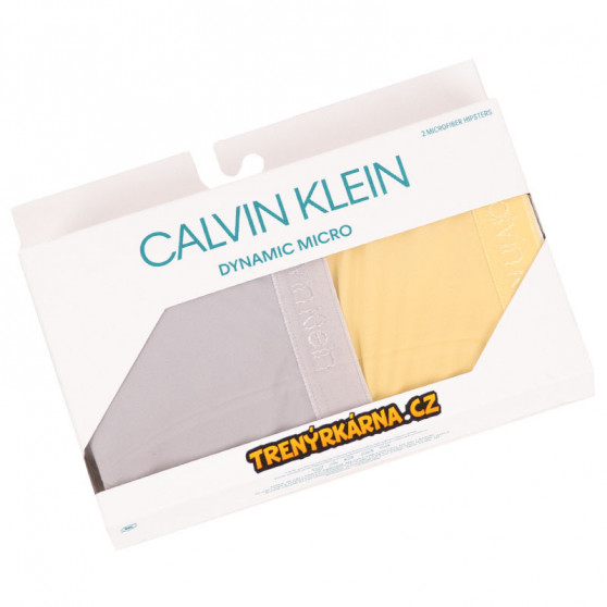 2PACK majtki damskie Calvin Klein wielokolorowe (QD3696E-HU4)