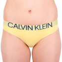 Stringi damskie Calvin Klein żółte (QF5184E-HZY)