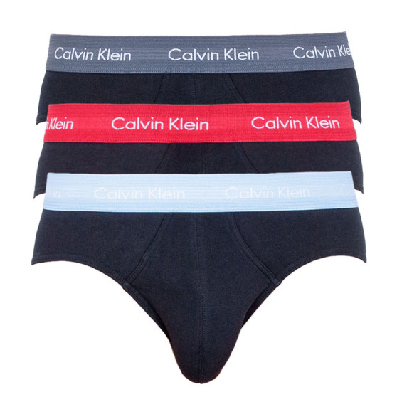 3PACK slipy męskie Calvin Klein czarny (U2661G-MFN)