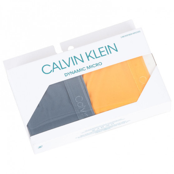 2PACK majtki damskie Calvin Klein wielokolorowe (QD3696E-TSR)