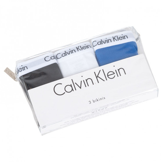 3PACK majtki damskie Calvin Klein wielokolorowe (QD3588E-YS7)
