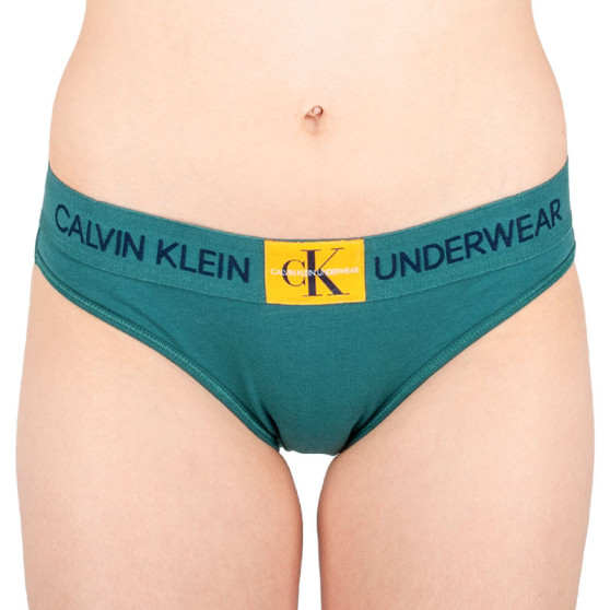 Majtki damskie Calvin Klein zielone (QF4921E-ZAY)