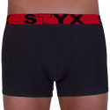 Bokserki męskie Styx sportowe elastyczne czarne (G964)