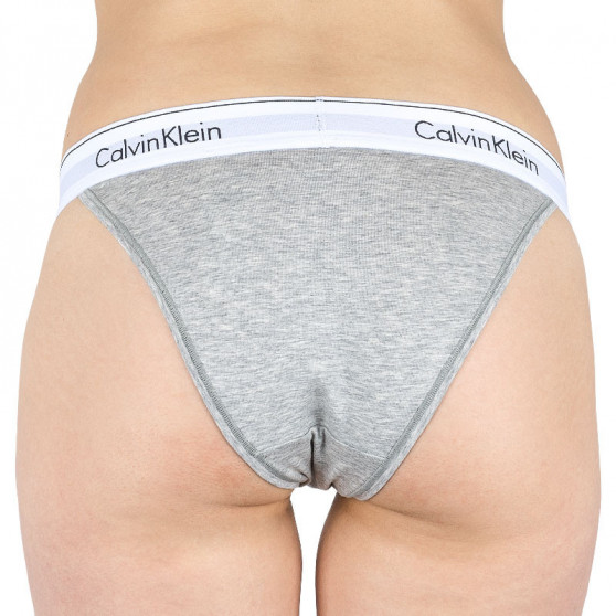 Majtki damskie Calvin Klein szary (QF4977A-020)