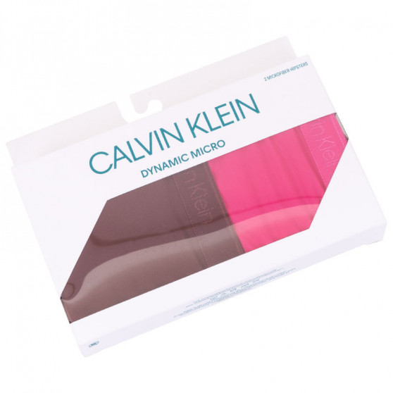 2PACK majtki damskie Calvin Klein wielokolorowe (QD3696E-TMU)