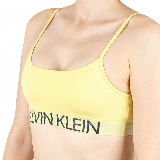Biustonosz damski Calvin Klein żółty (QF5181E-HZY)