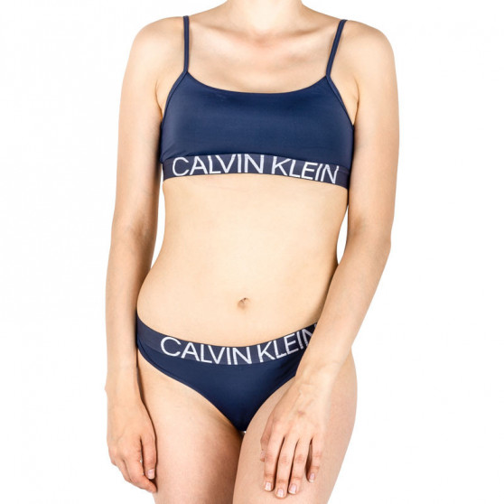Biustonosz damski Calvin Klein ciemnoniebieski (QF5181E-8SB)