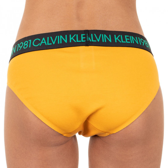 Majtki damskie Calvin Klein pomarańczowe (QF5449E-1ZK)
