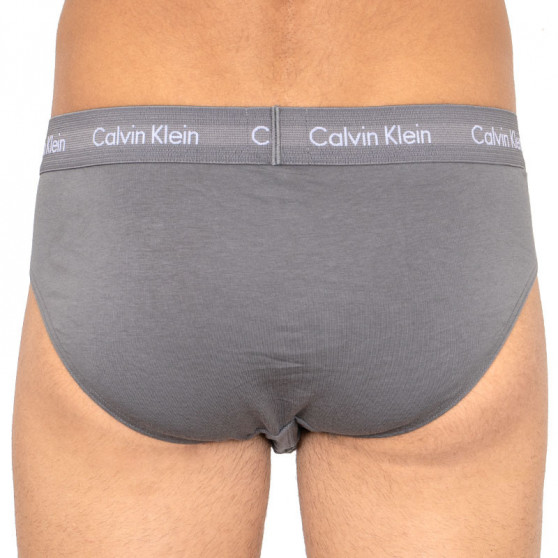 3PACK slipy męskie Calvin Klein wielokolorowe (U2661G-SLZ)