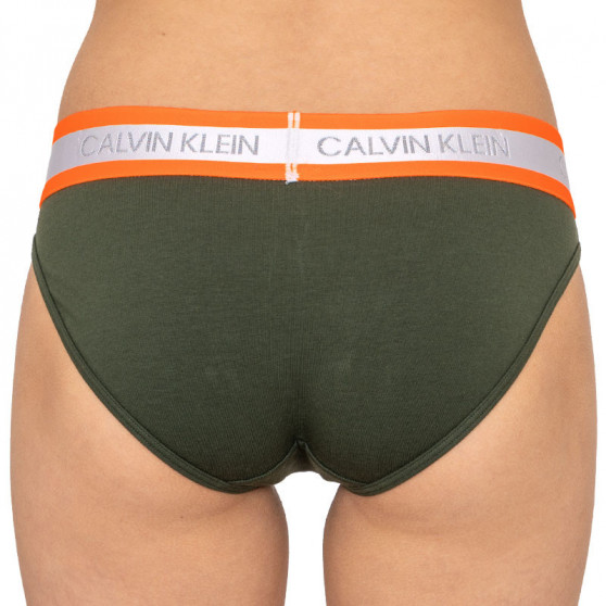 Majtki damskie Calvin Klein zielone (QF5460E-FDX)
