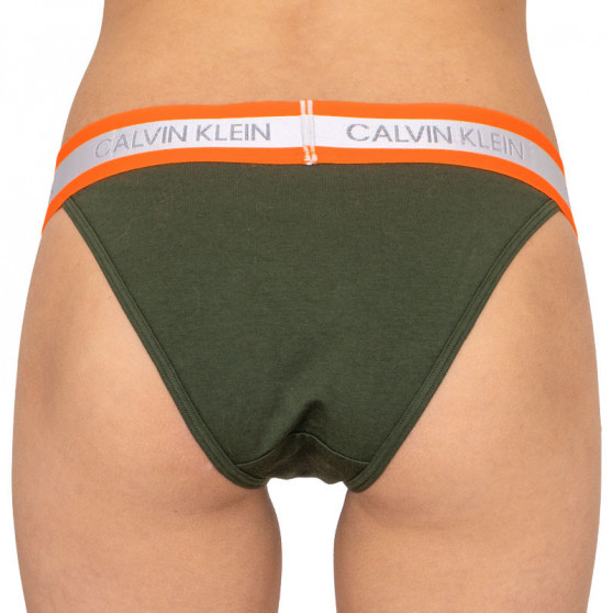 Majtki damskie Calvin Klein zielone (QF5571E-FDX)