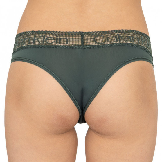 Spodnie damskie Calvin Klein khaki (QD3698E-AMH)