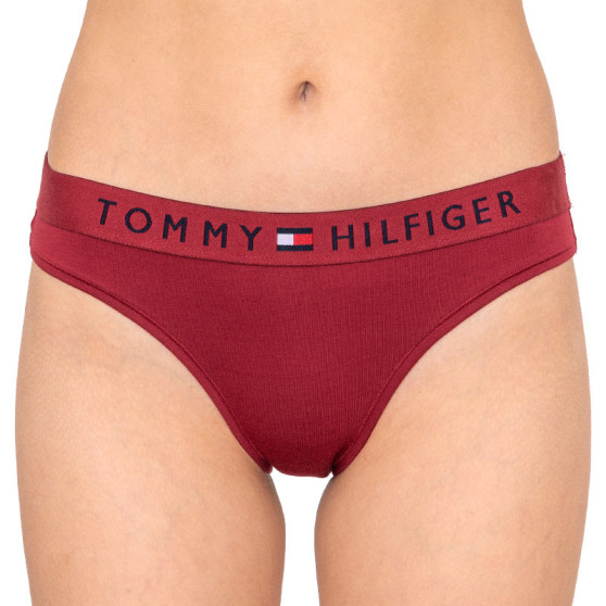 Majtki damskie Tommy Hilfiger czerwony (UW0UW01566 629)