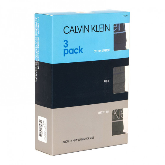 3PACK bokserki męskie Calvin Klein wielokolorowe (NB2007A-NXB)