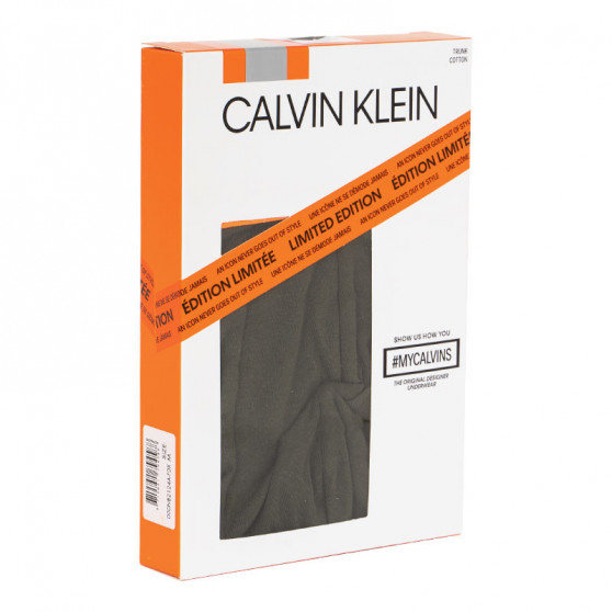 Bokserki męskie Calvin Klein ciemnozielony (NB2124A-FDX)