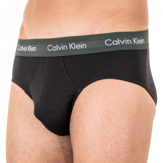 3PACK slipy męskie Calvin Klein czarny (U2661G-HDL)
