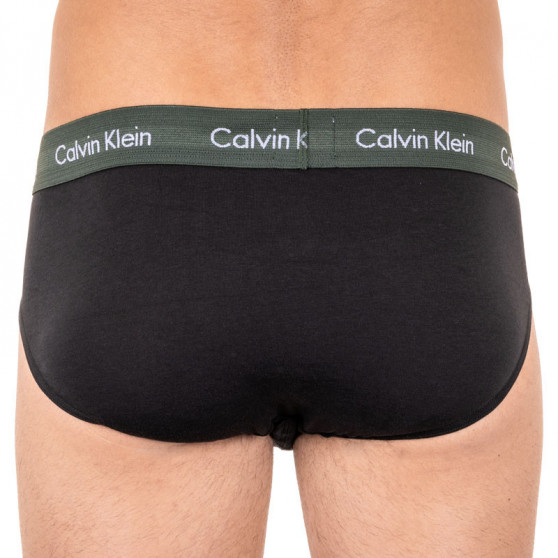 3PACK slipy męskie Calvin Klein czarny (U2661G-HDL)