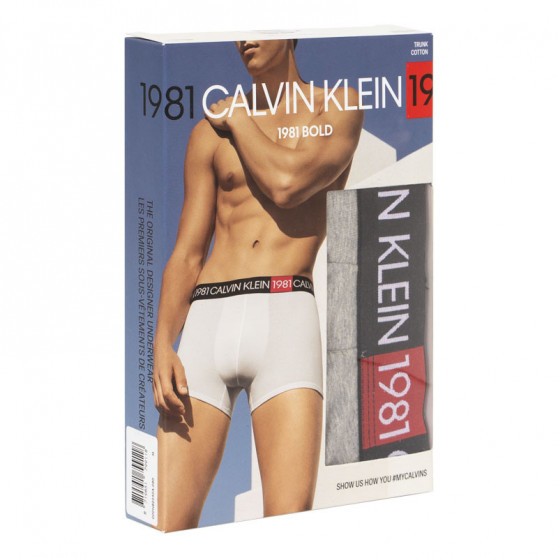 Bokserki męskie Calvin Klein szary (NB2050A-080)
