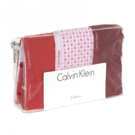 3PACK majtki damskie Calvin Klein wielokolorowe (QD3591E-3MJ)