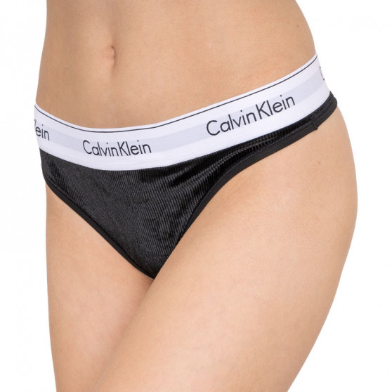 Stringi damskie Calvin Klein czarny (QF5512E-001)