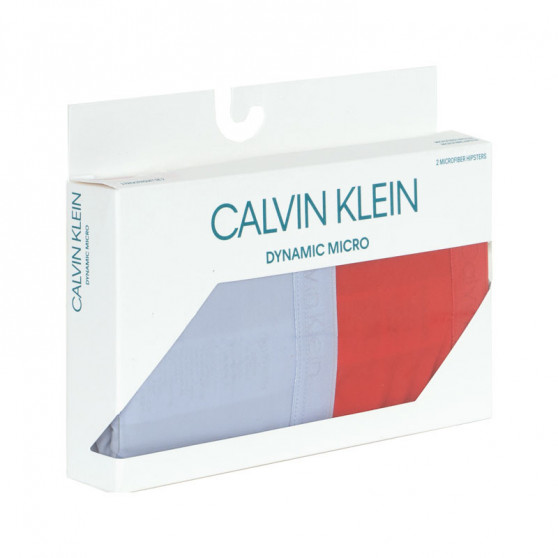 2PACK majtki damskie Calvin Klein wielokolorowe (QD3696E-XCC)