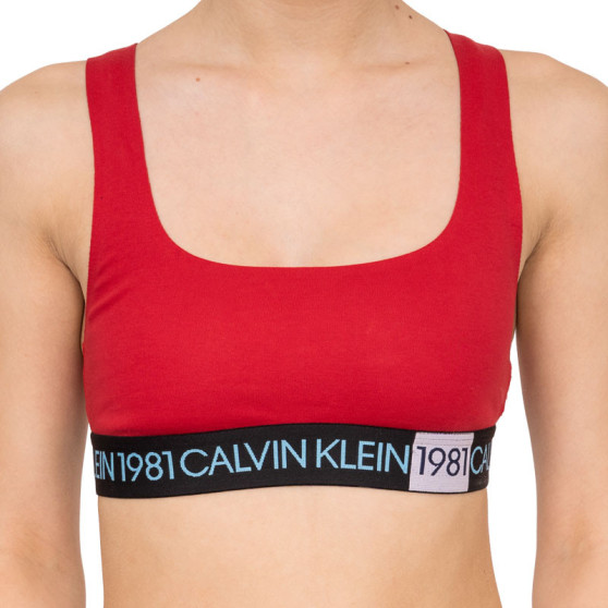 Biustonosz damski Calvin Klein czerwony (QF5577E-3YQ)