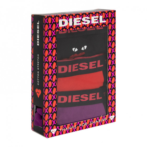 3PACK majtki damskie Diesel wielokolorowe (00SQZS-0CAXT-E5028)